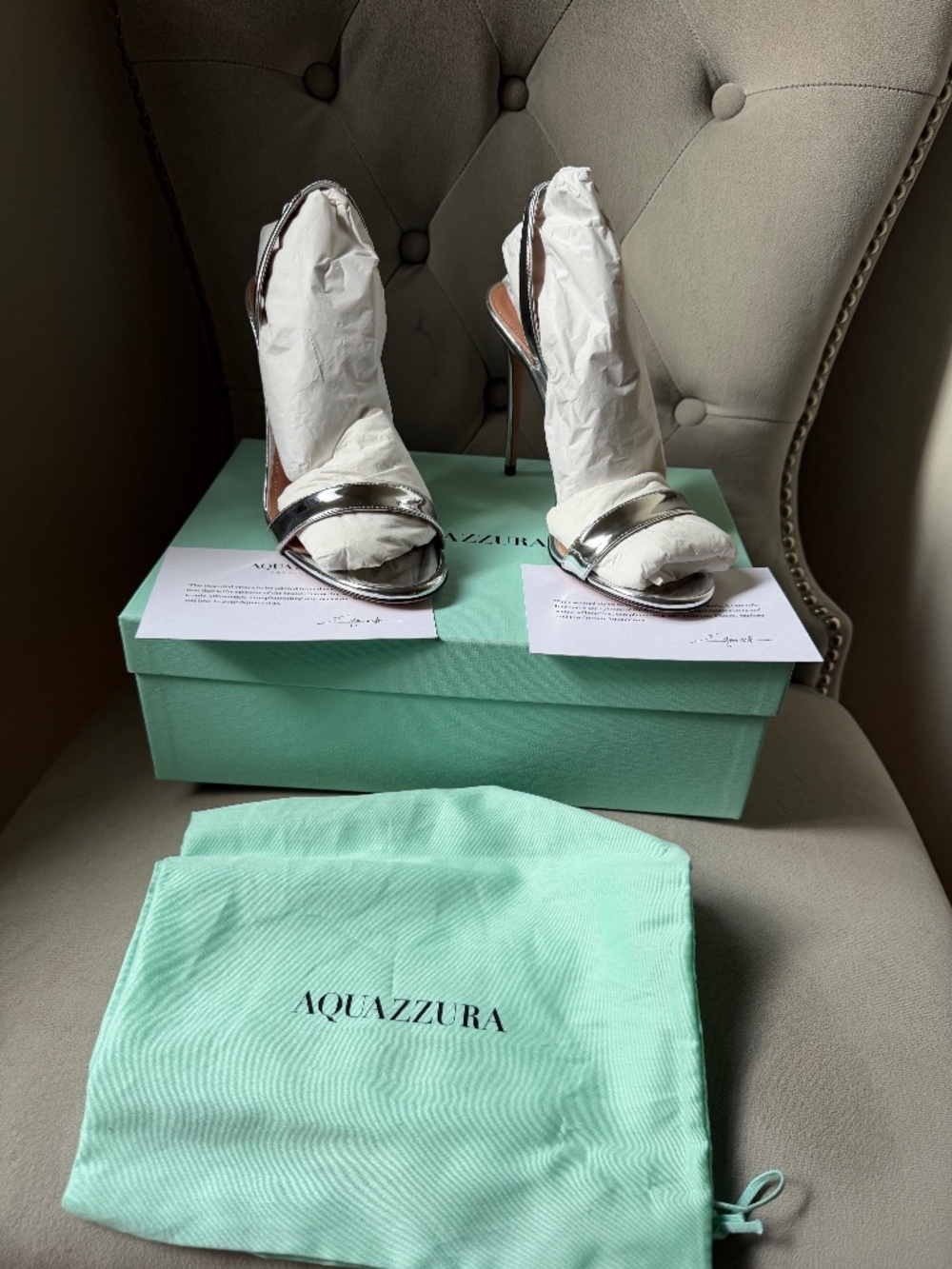 Aquazzura So Nude Sandals